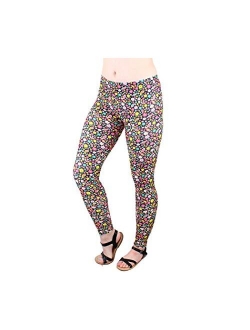 Carnival Women's Full-Length Printed Soft Microfiber Legging