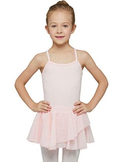 MdnMd Girls' Flutter Sleeve Skirted Leotard