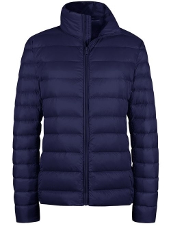 Wantdo Women's Packable Ultra Light Weight Short Down Jacket