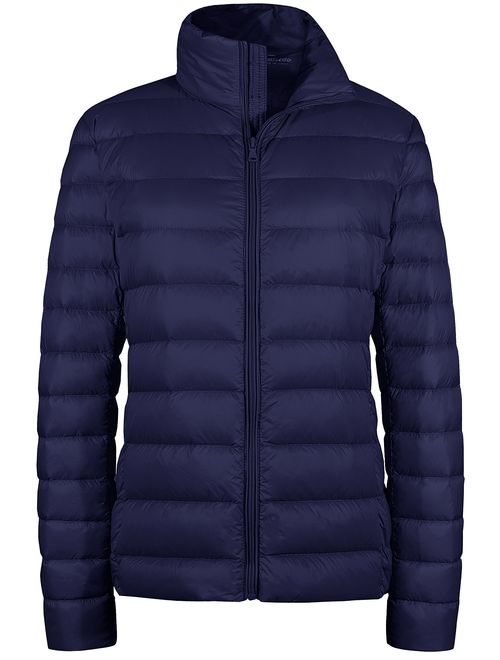 Wantdo Women's Packable Ultra Light Weight Short Down Jacket