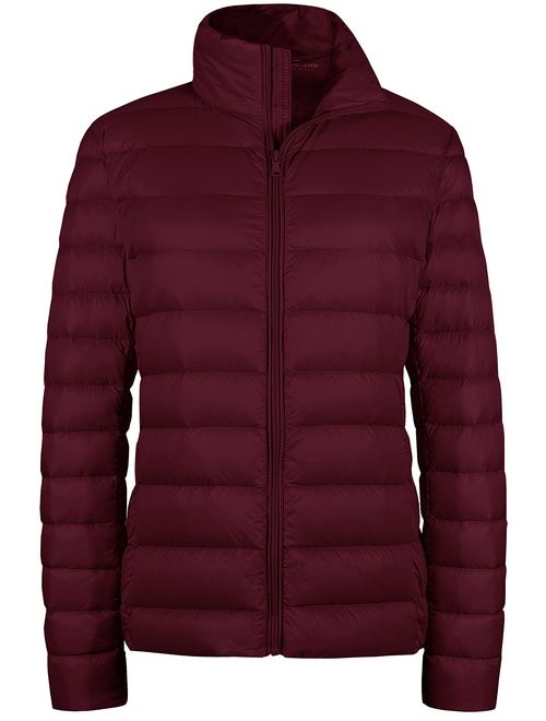 Wantdo Women's Packable Ultra Light Weight Short Down Jacket