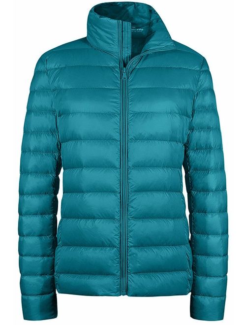 Wantdo Women's Packable Ultra Light Weight Short Down Jacket