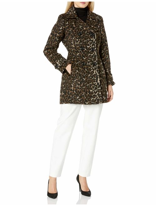 Anne Klein Women's Classic Double Breasted Coat