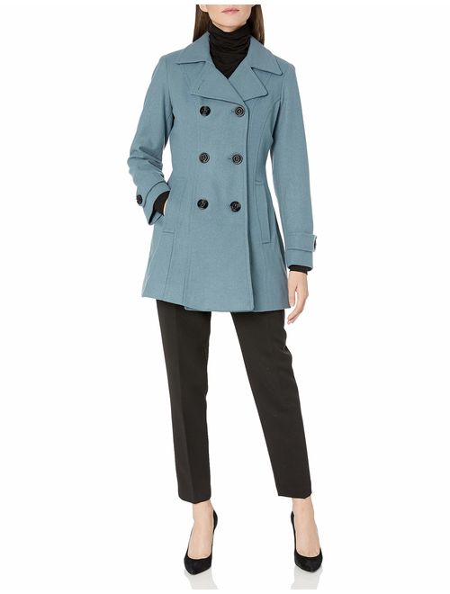 Anne Klein Women's Classic Double Breasted Coat