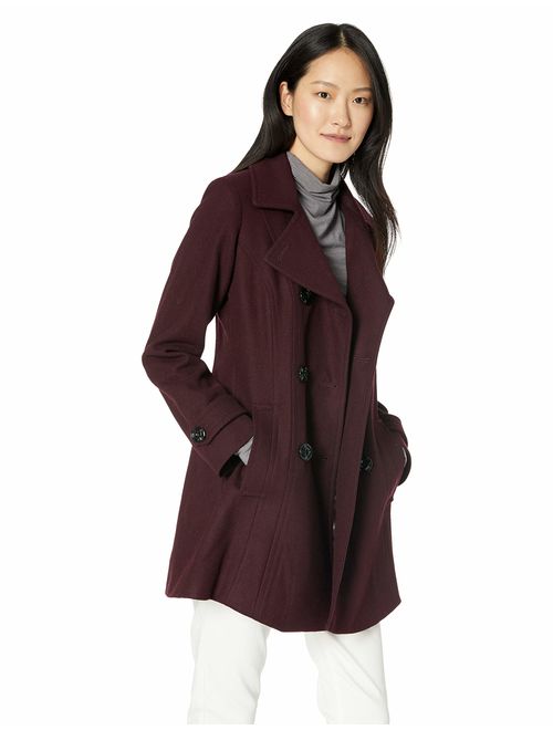 Anne Klein Women's Classic Double Breasted Coat