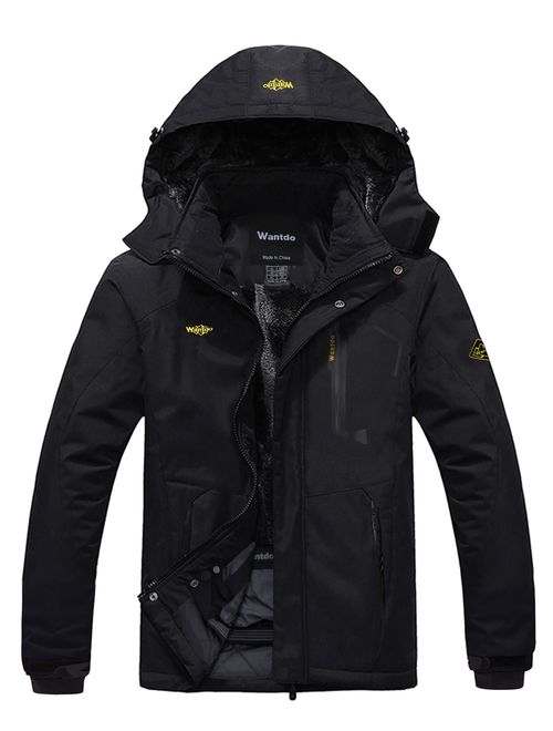 Wantdo Mountain Waterproof Ski Jacket Windproof Rain Jacket