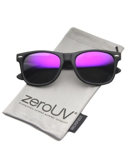 zeroUV - Matte Black Horn Rimmed Sunglasses