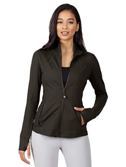 90 Degree By Reflex Women's Lightweight, Full Zip Running Track Jacket