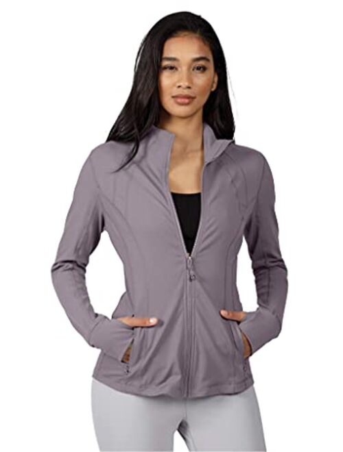 90 Degree By Reflex Women's Lightweight, Full Zip Running Track Jacket