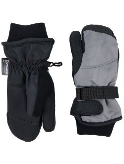 N'Ice Caps Kids Waterproof Trigger Finger Thinsulate Winter Mittens