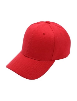 Baseball Cap Men Women - Classic Adjustable Plain Hat