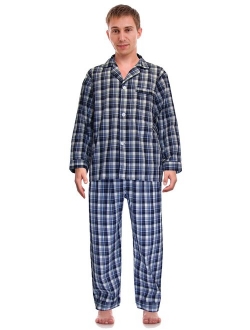 RK Classical Sleepwear Men's Broadcloth Woven Pajama Set