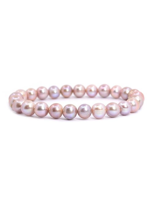 Justinstones Gem Semi Precious Gemstone 8mm Round Beads Stretch Bracelet 7 Inch Unisex