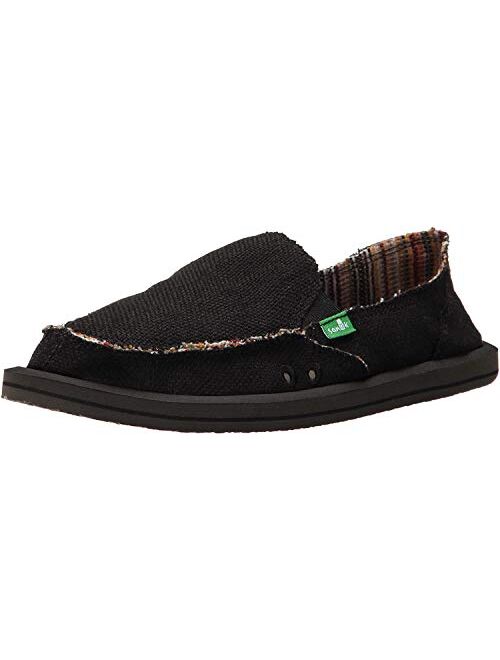 Sanuk Women's Donna Hemp Loafer Flat 