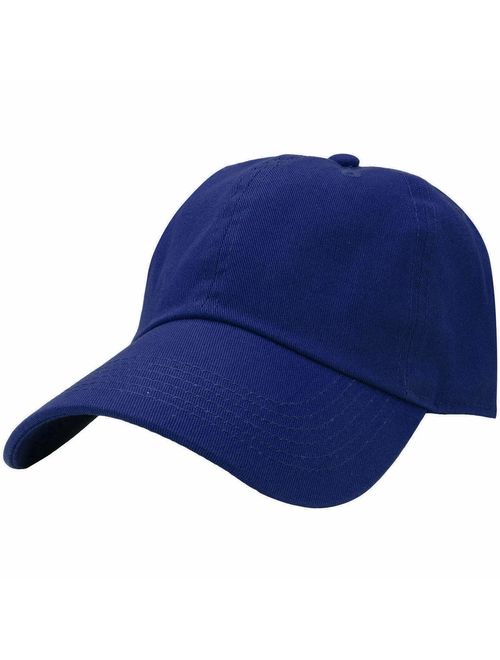 Falari Classic Baseball Cap Dad Hat 100% Cotton Soft Adjustable Size