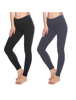 KT Buttery Soft Leggings for Women - High Waisted Leggings Pants with Pockets - Reg & Plus Size