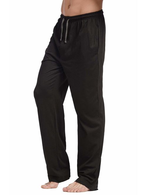 Buy CYZ Men's 100% Cotton Jersey Knit Pajama Pants Lounge Pants online ...