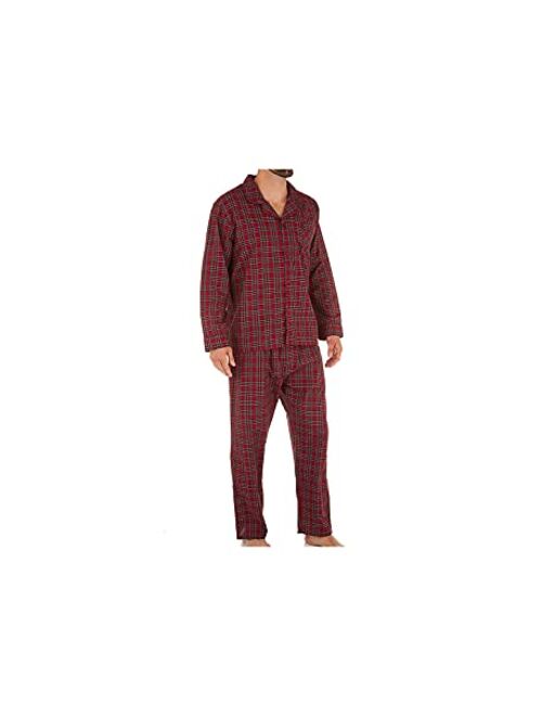 Hanes Men's Woven Plain Weave Pajama Set