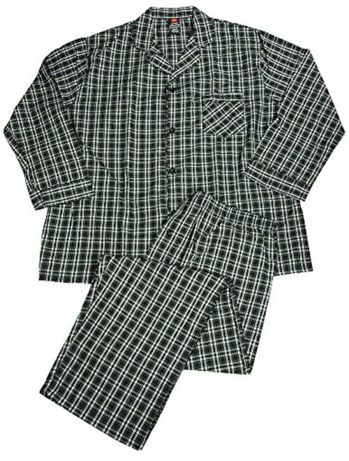 Hanes Men's Woven Plain Weave Pajama Set