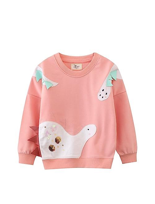 Hongshilian Unisex Kids Cute Cartoon Cotton Sweater Shirt