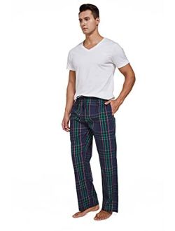 CYZ Men's 100% Cotton Poplin Pajama Lounge Sleep Pant