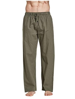 CYZ Men's 100% Cotton Poplin Pajama Lounge Sleep Pant