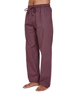 CYZ Men's 100% Cotton Poplin Pajama Lounge Sleep Pant