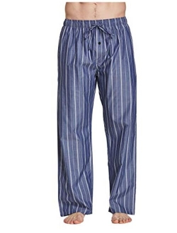 CYZ Men's 100% Cotton Poplin Pajama Lounge Sleep Pant