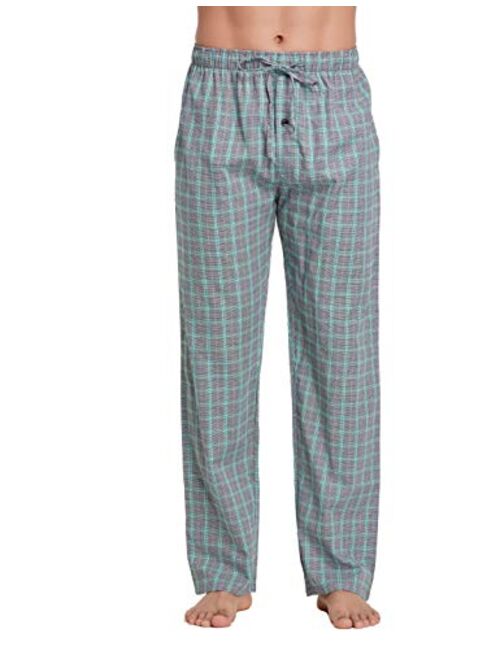 CYZ Men's 100% Cotton Poplin Pajama Lounge Sleep Pant