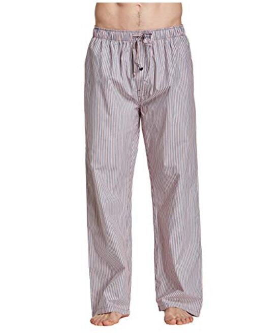 CYZ Men's 100% Cotton Poplin Pajama Lounge Sleep Pant