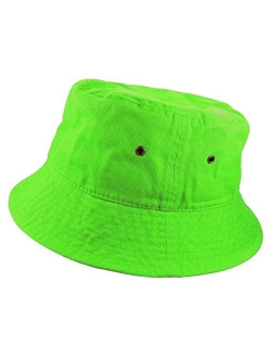 Gelante 100% Cotton Packable Fishing Hunting Summer Travel Bucket Cap Hat