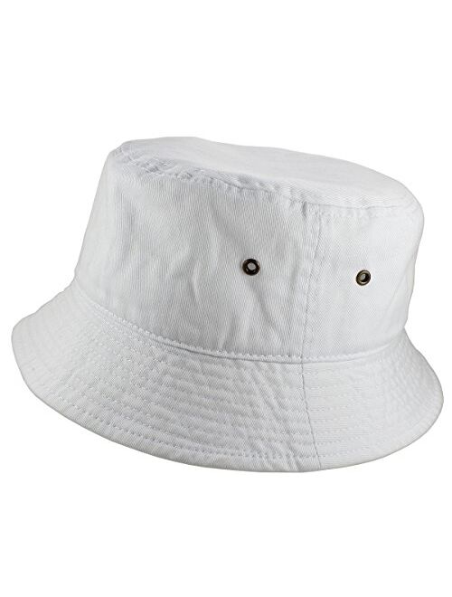 Gelante 100% Cotton Packable Fishing Hunting Summer Travel Bucket Cap Hat