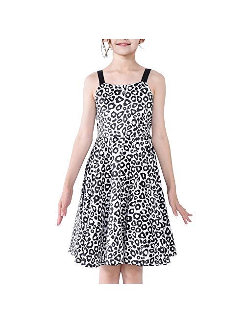 Sunny Fashion Girls Dress Birthday Princess Ruffle Dress Cake Balloon Print