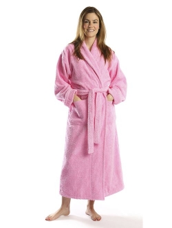 TurkishTowels Mens and Womens Original Terry Shawl Turkish Bathrobe