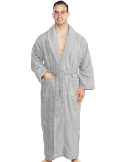 TurkishTowels Mens and Womens Original Terry Shawl Turkish Bathrobe