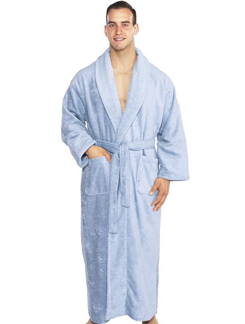 TurkishTowels Mens and Womens Original Terry Shawl Turkish Bathrobe