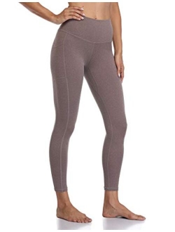 Women's High Waisted Yoga Pants 7/8 Length Leggings with Pockets