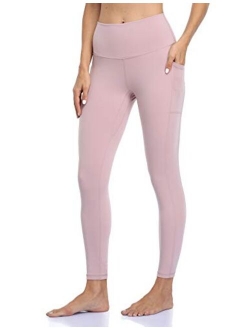 Women's High Waisted Yoga Pants 7/8 Length Leggings with Pockets