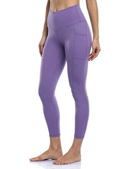 Women's High Waisted Yoga Pants 7/8 Length Leggings with Pockets