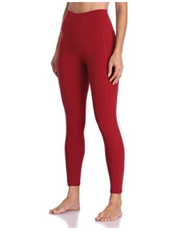 Women's High Waisted Yoga Pants 7/8 Length Leggings with Pockets