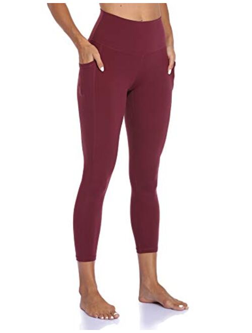 Colorfulkoala Women's High Waisted Yoga Pants 7/8 Length Leggings with Pockets