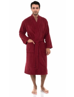 TowelSelections Men's Robe, Turkish Cotton Terry Kimono Bathrobe