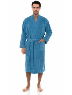 TowelSelections Men's Robe, Turkish Cotton Terry Kimono Bathrobe