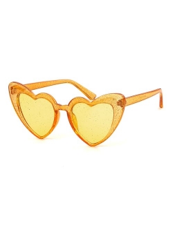 Clout Goggle Heart Sunglasses Vintage Cat Eye Mod Style Retro Kurt Cobain Glasses