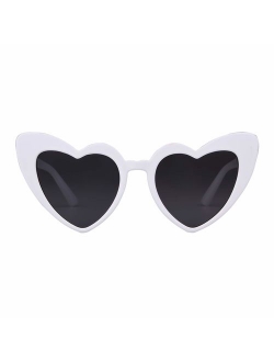 Clout Goggle Heart Sunglasses Vintage Cat Eye Mod Style Retro Kurt Cobain Glasses