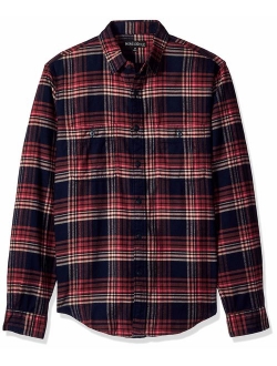 J.Crew Mercantile Men's Slim-Fit Long-Sleeve Flannel Plaid Shirt