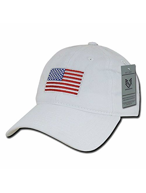 Rapid Dominance American Flag Embroidered Washed Cotton Baseball Cap