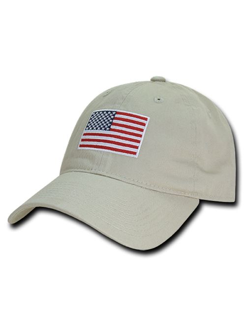 Rapid Dominance American Flag Embroidered Washed Cotton Baseball Cap