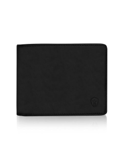 2 ID Window RFID Wallet for Men, Bifold Side Flip, Extra Capacity Travel Wallet