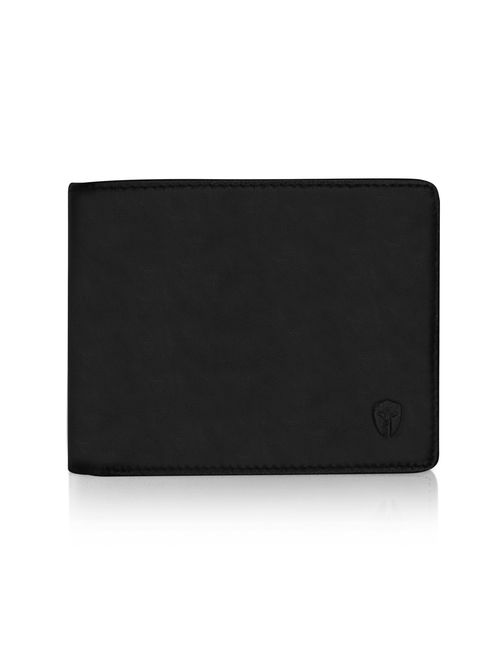 2 ID Window RFID Wallet for Men, Bifold Side Flip, Extra Capacity Travel Wallet